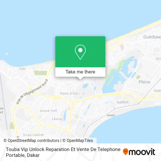 Touba Vip Unlock Reparation Et Vente De Telephone Portable map