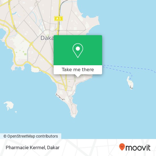 Pharmacie Kermel map