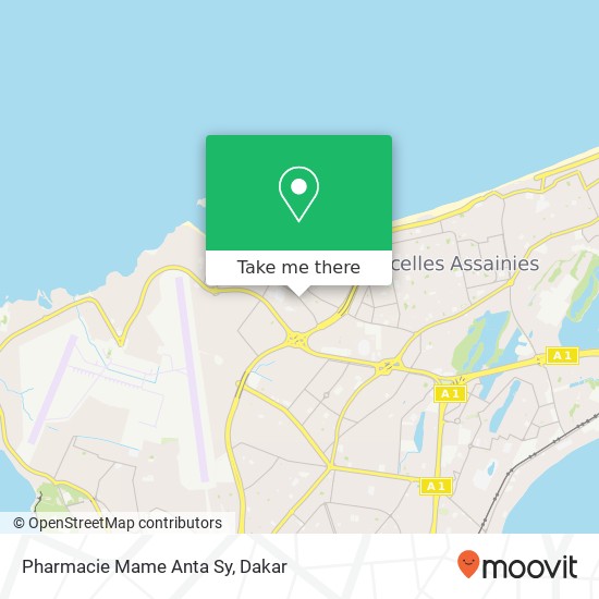 Pharmacie Mame Anta Sy map