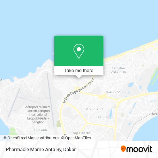 Pharmacie Mame Anta Sy map