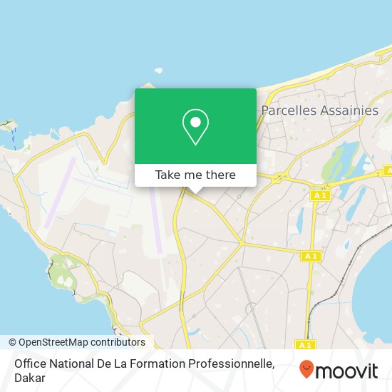Office National De La Formation Professionnelle map