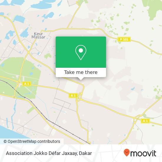 Association Jokko Défar Jaxaay map