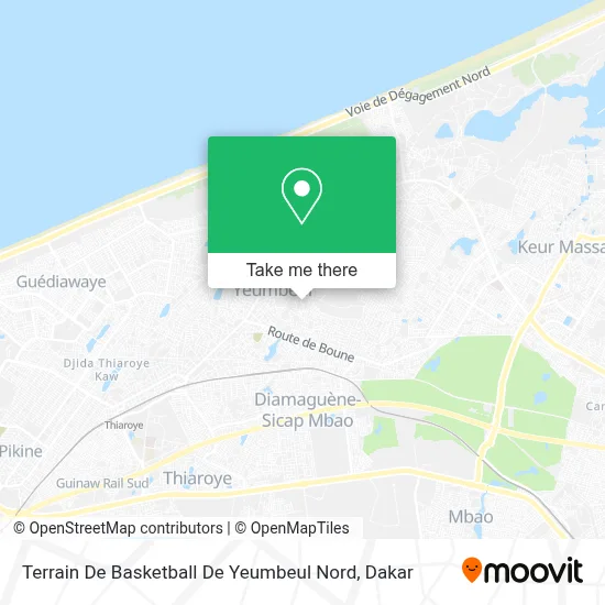 Terrain De Basketball De Yeumbeul Nord map