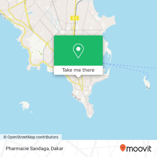 Pharmacie Sandaga map