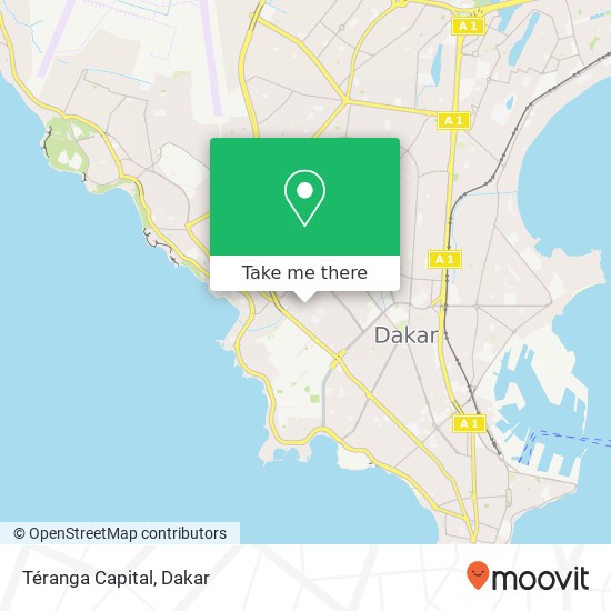 Téranga Capital map