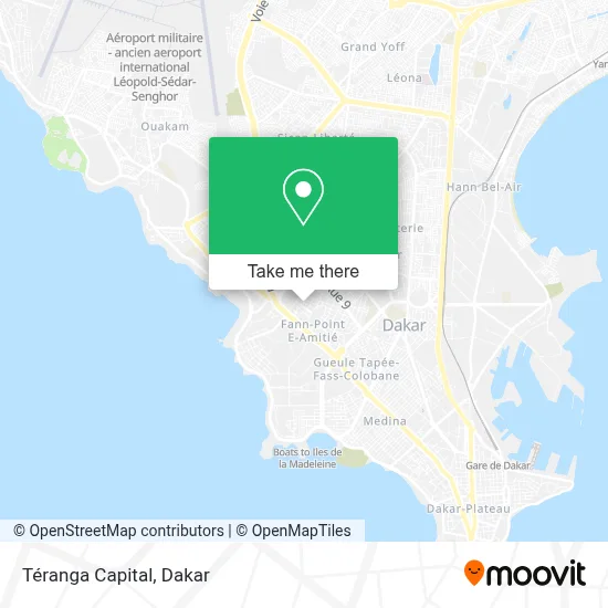 Téranga Capital map