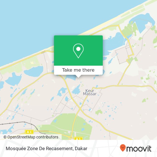 Mosquée Zone De Recasement map