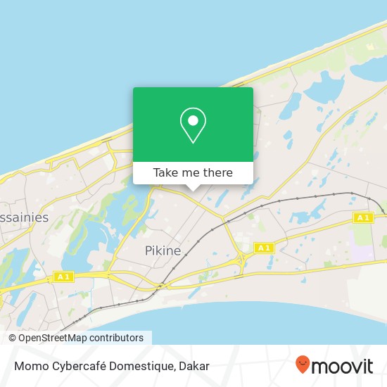 Momo Cybercafé Domestique map