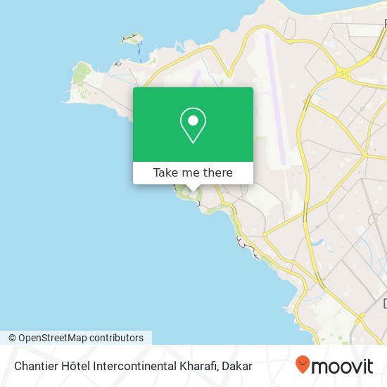 Chantier Hôtel Intercontinental Kharafi map