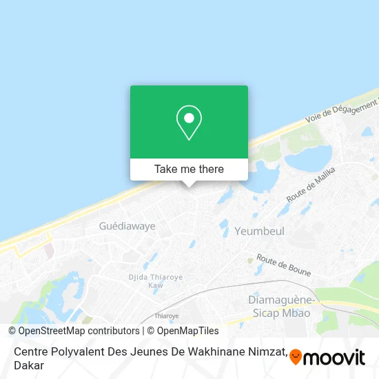 Centre Polyvalent Des Jeunes De Wakhinane Nimzat map