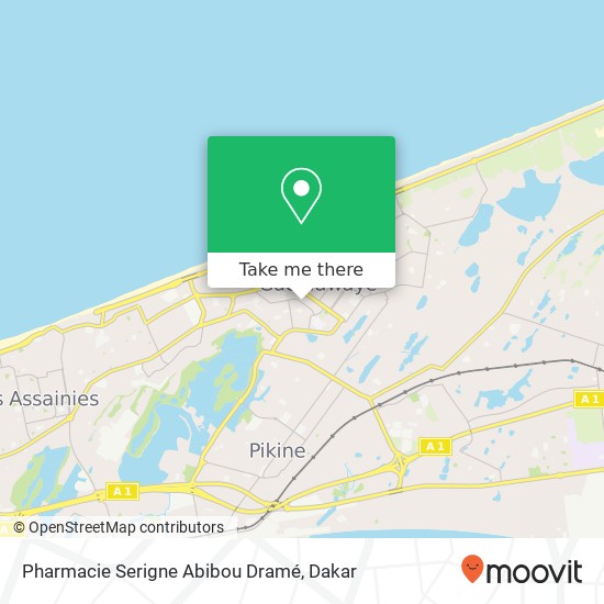 Pharmacie Serigne Abibou Dramé map