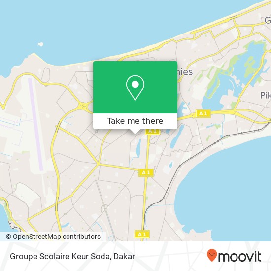 Groupe Scolaire Keur Soda map