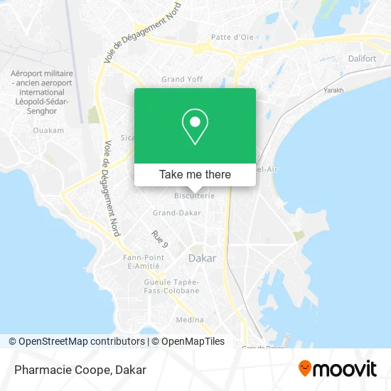 Pharmacie Coope map