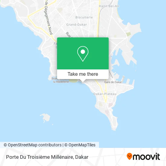 Porte Du Troisième Millénaire map
