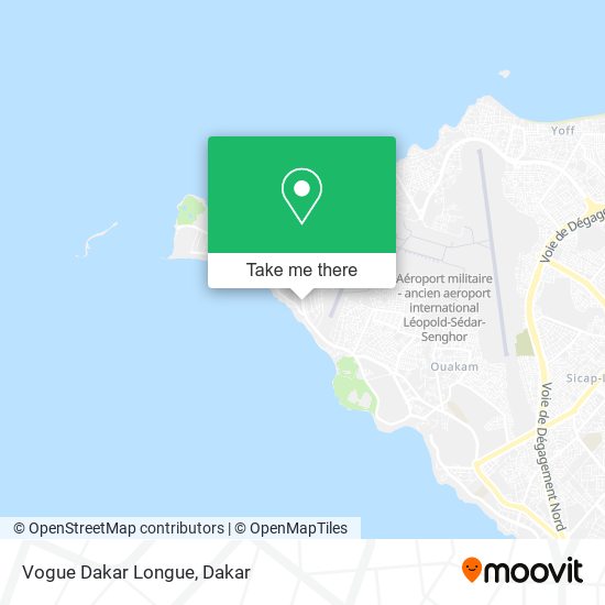Vogue Dakar Longue map