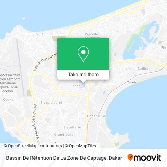 Bassin De Rétention De La Zone De Captage map