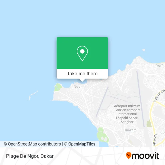Plage De Ngor map