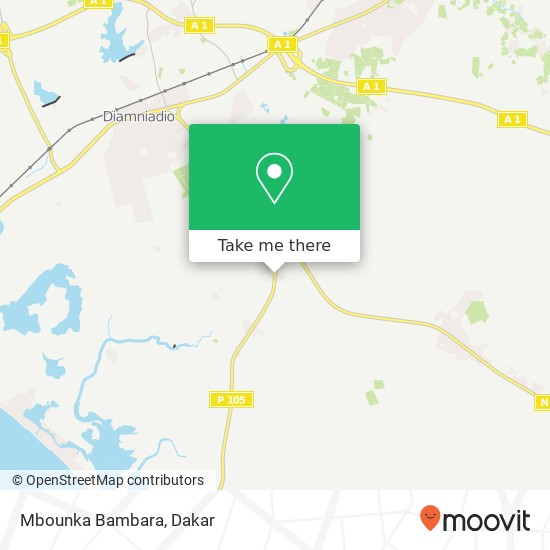 Mbounka Bambara map