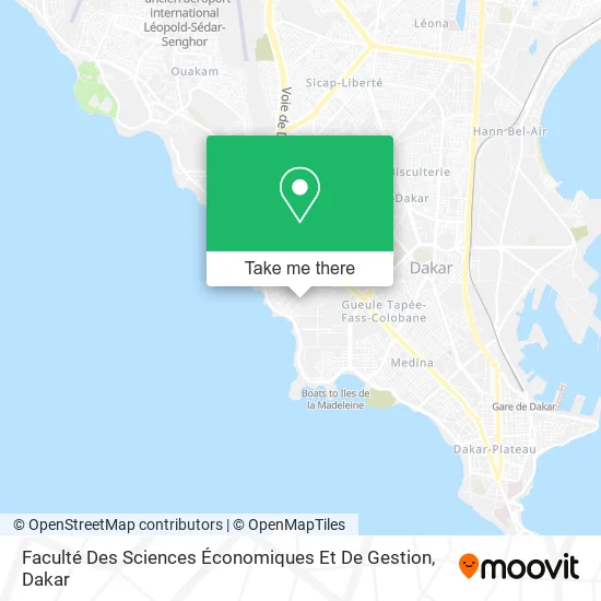 Faculté Des Sciences Économiques Et De Gestion map