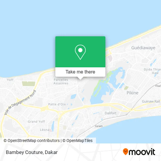 Bambey Couture map