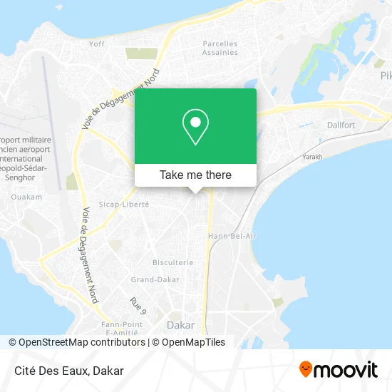 Cité Des Eaux map