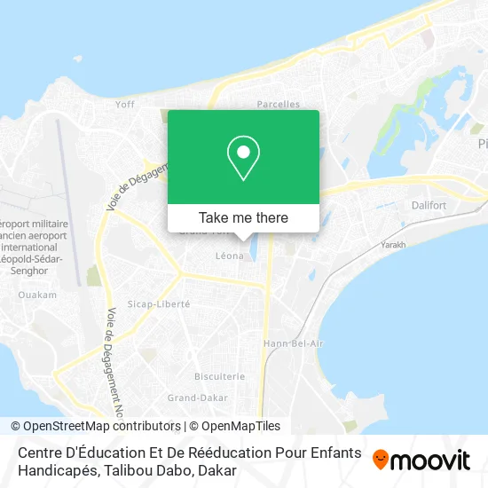 Centre D'Éducation Et De Rééducation Pour Enfants Handicapés, Talibou Dabo map