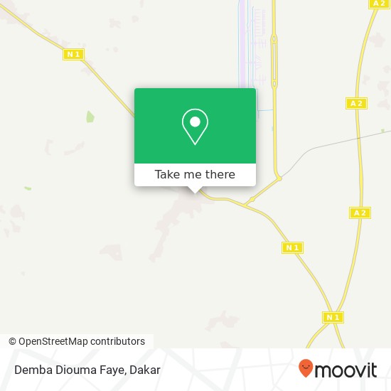 Demba Diouma Faye map