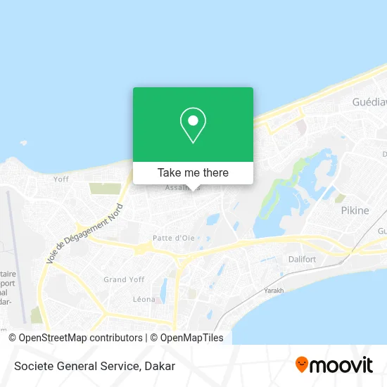 Societe General Service map