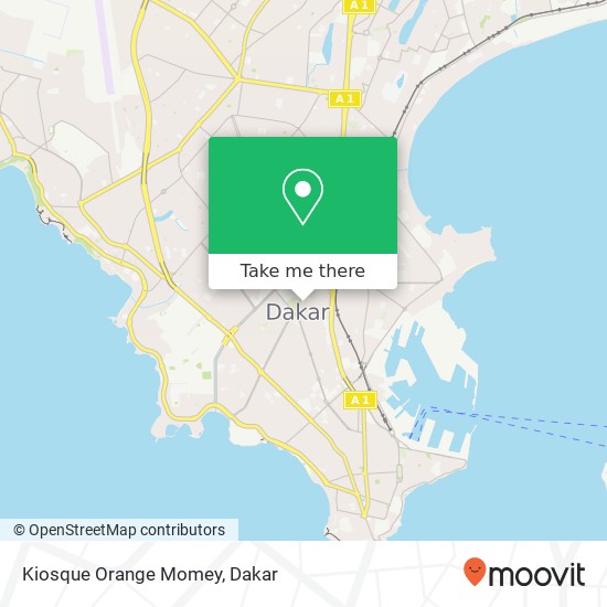 Kiosque Orange Momey map