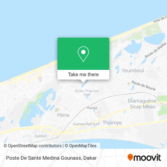 Poste De Santé Medina Gounass map