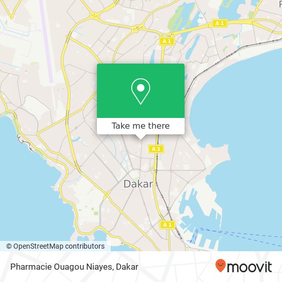Pharmacie Ouagou Niayes map