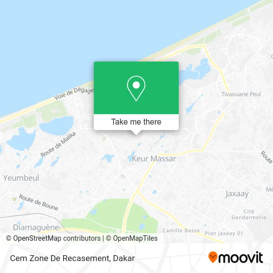 Cem Zone De Recasement map