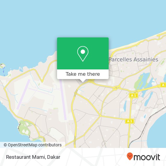 Restaurant Mami map