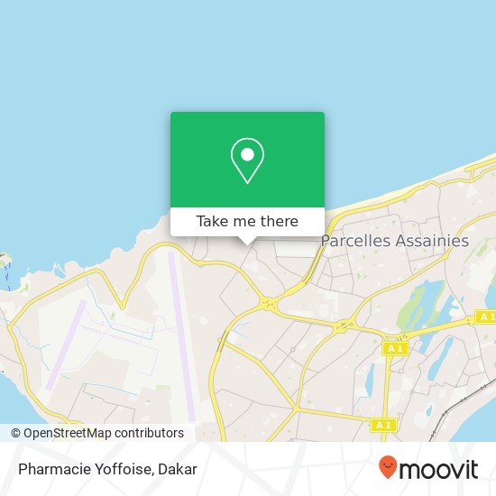 Pharmacie Yoffoise map