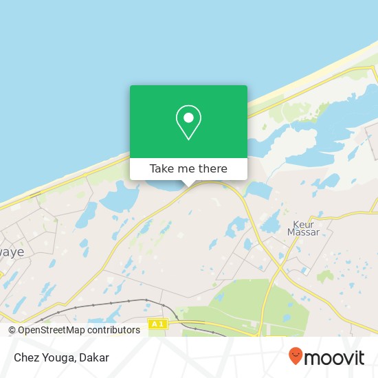 Chez Youga map