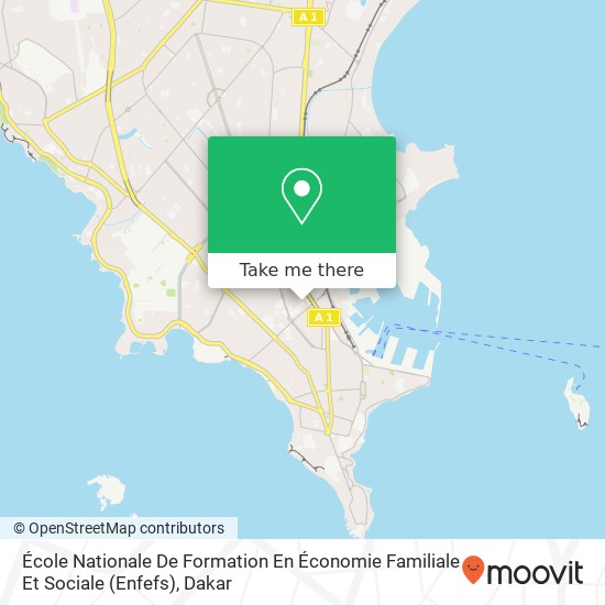 École Nationale De Formation En Économie Familiale Et Sociale (Enfefs) map