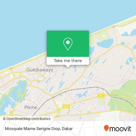 Mosquée Mame Serigne Diop map