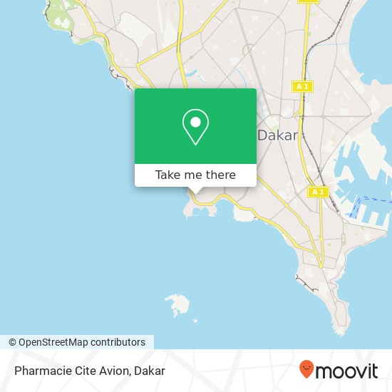 Pharmacie Cite Avion map