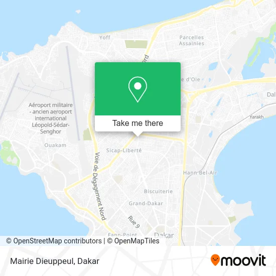 Mairie Dieuppeul map