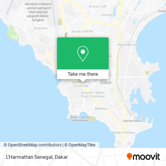 L'Harmattan Senegal map