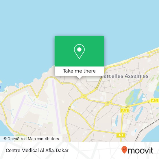 Centre Medical Al Afia map