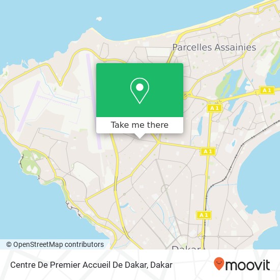 Centre De Premier Accueil De Dakar map