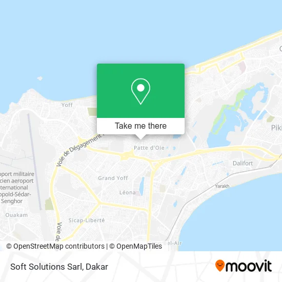 Soft Solutions Sarl map