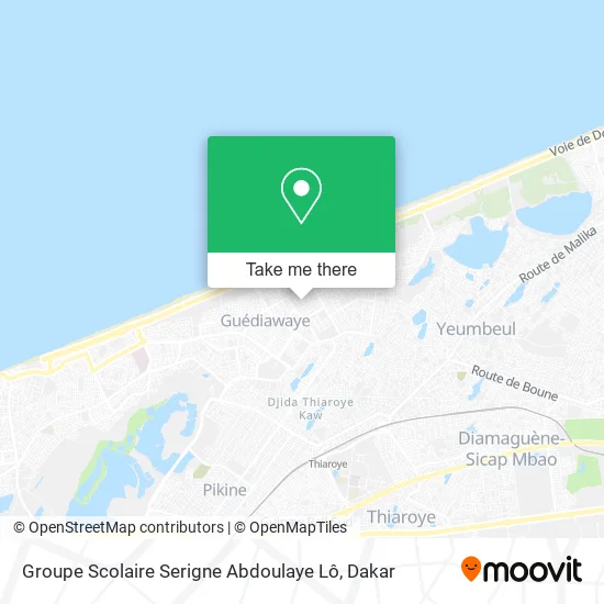 Groupe Scolaire Serigne Abdoulaye Lô map