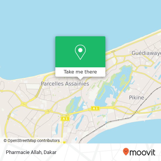 Pharmacie Allah map