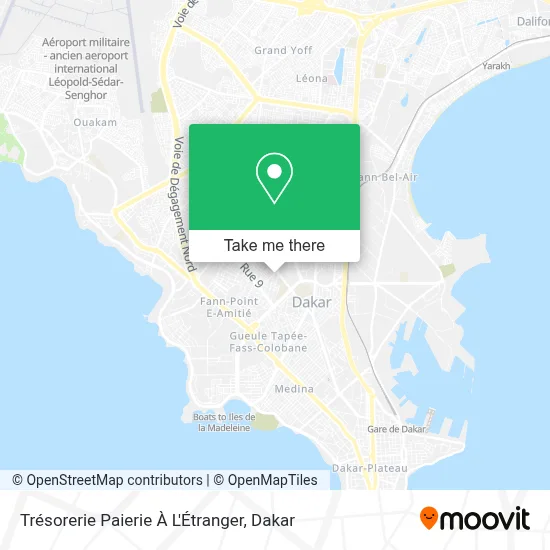 Trésorerie Paierie À L'Étranger map