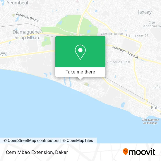 Cem Mbao Extension map