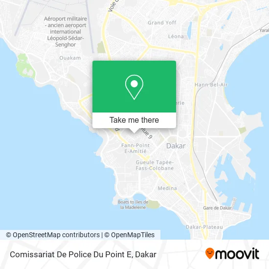 Comissariat De Police Du Point E map