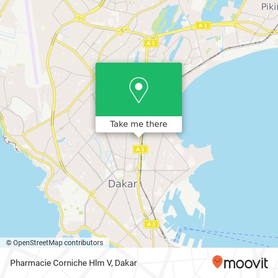Pharmacie Corniche Hlm V map