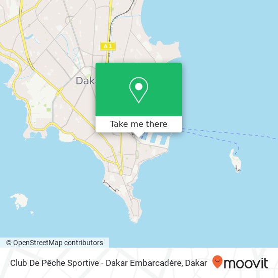 Club De Pêche Sportive - Dakar Embarcadère map